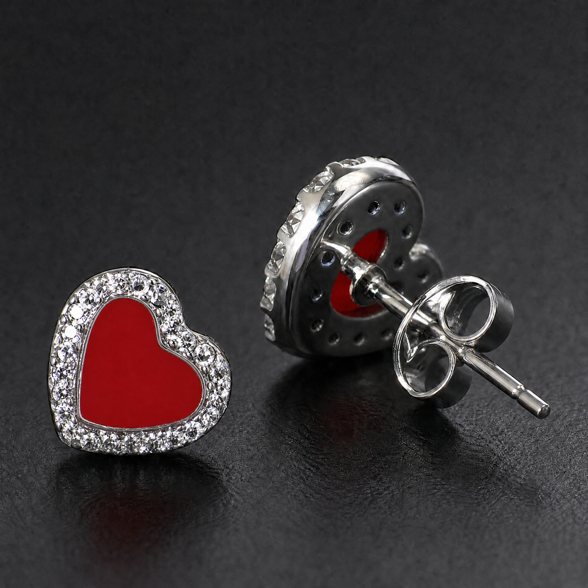 Crimson Heart | Earring