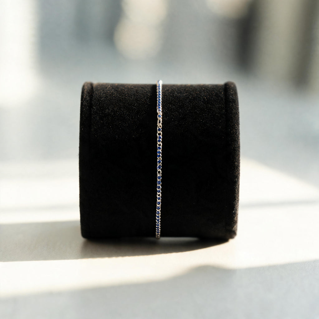 Aquamarine Tennis | Bracelet