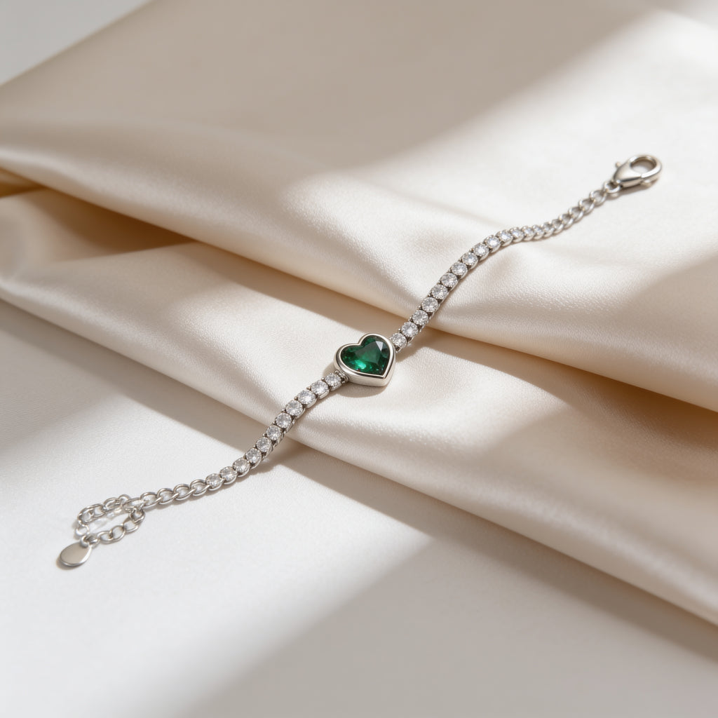 Emerald Heart | Bracelet